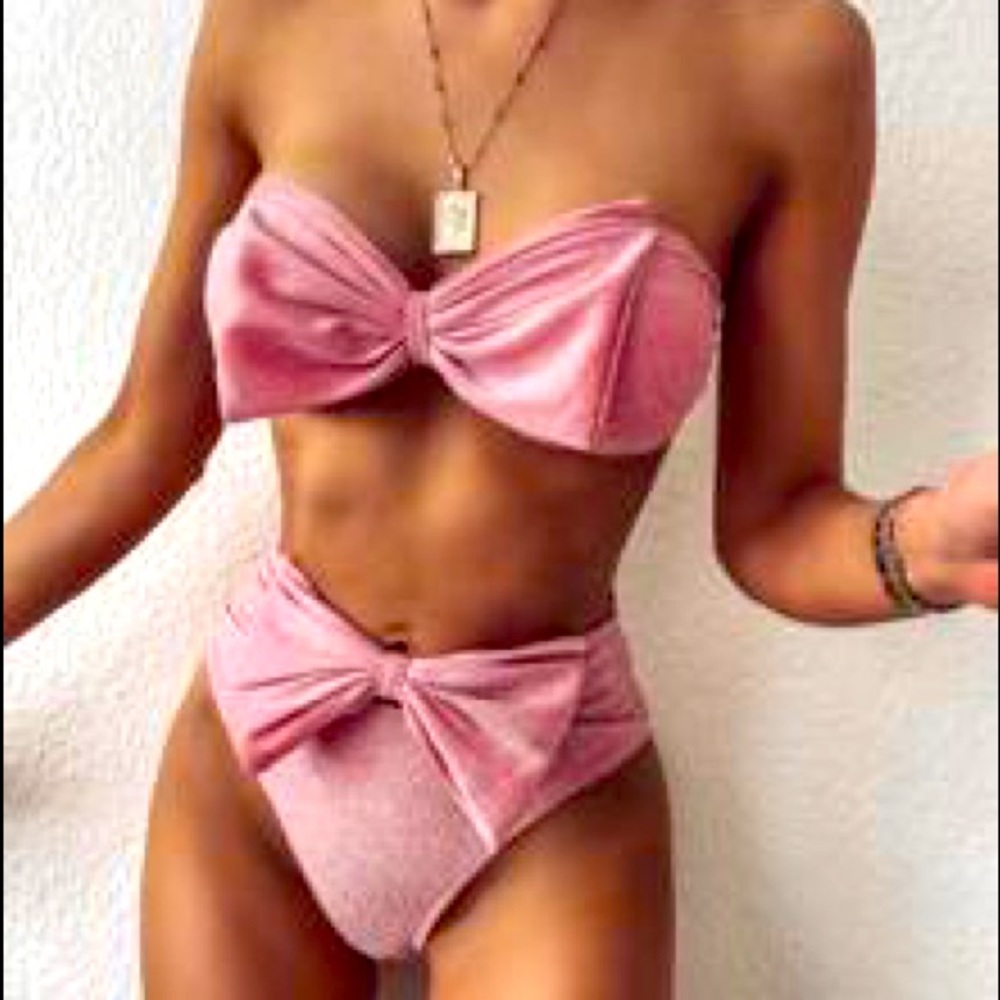 Vintage/ Pin-up girl sweet pink 2 piece